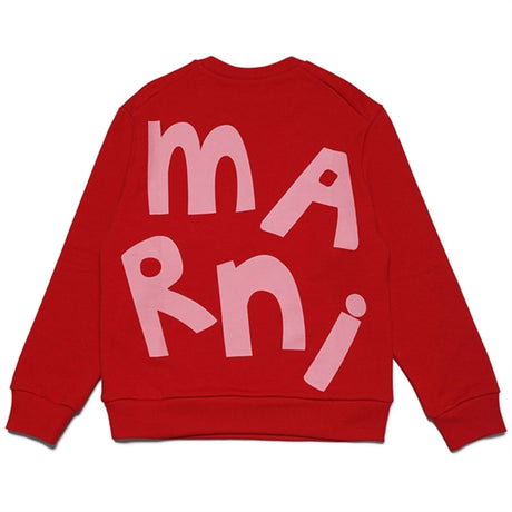 Marni Fire Red Sweatshirt 2