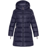 Ver de Terre Featherlight Girls A Down Coat Navy