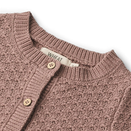 Wheat Lavender Rose Maia Knit Cardigan 2