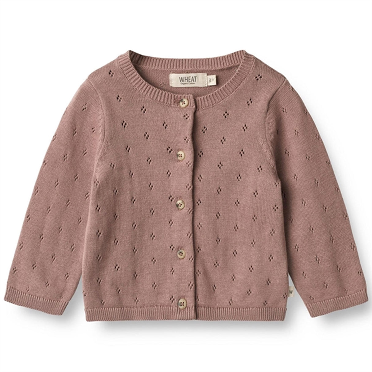 Wheat Lavender Rose Maia Knit Cardigan