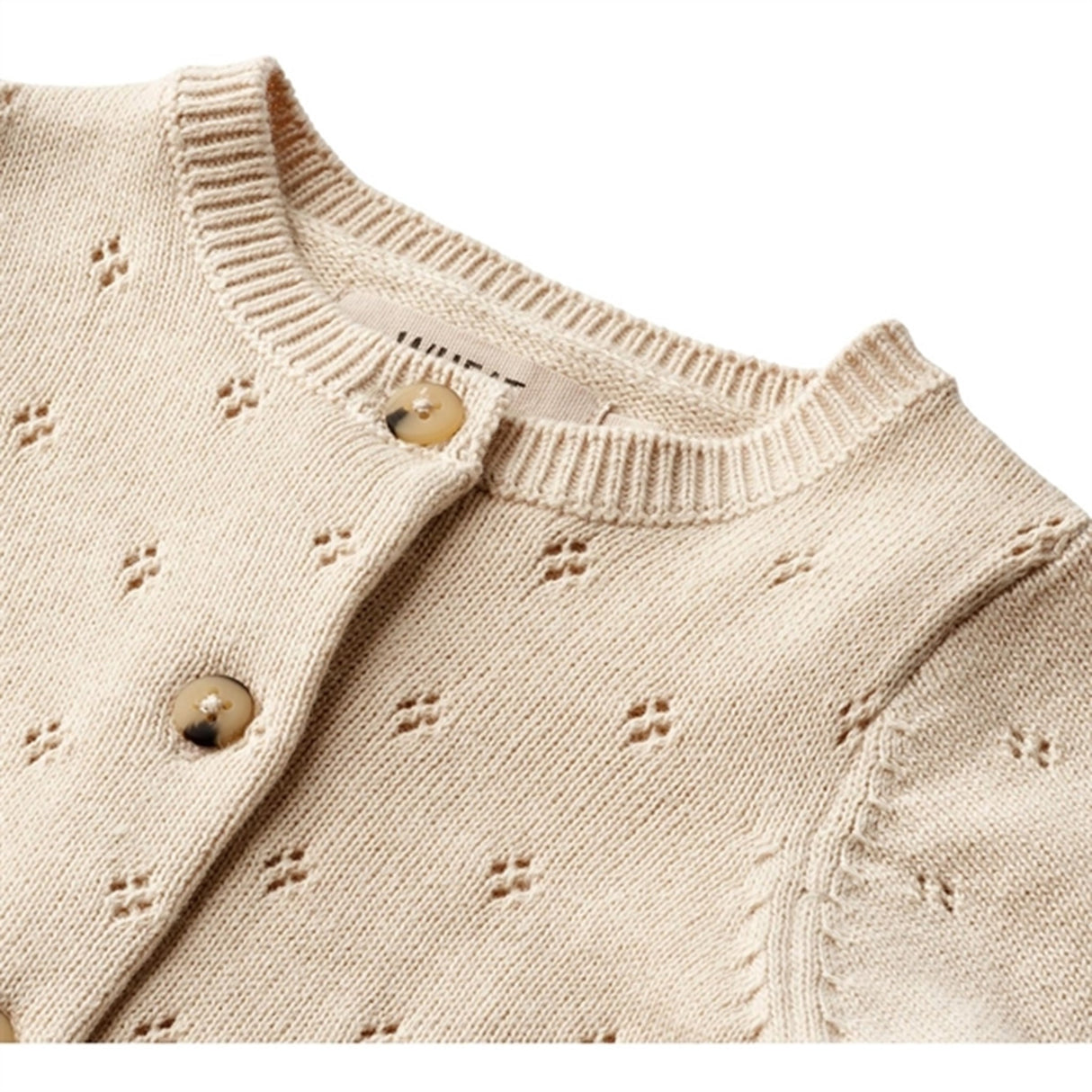 Wheat Sandshell Knit Cardigan Maia 3