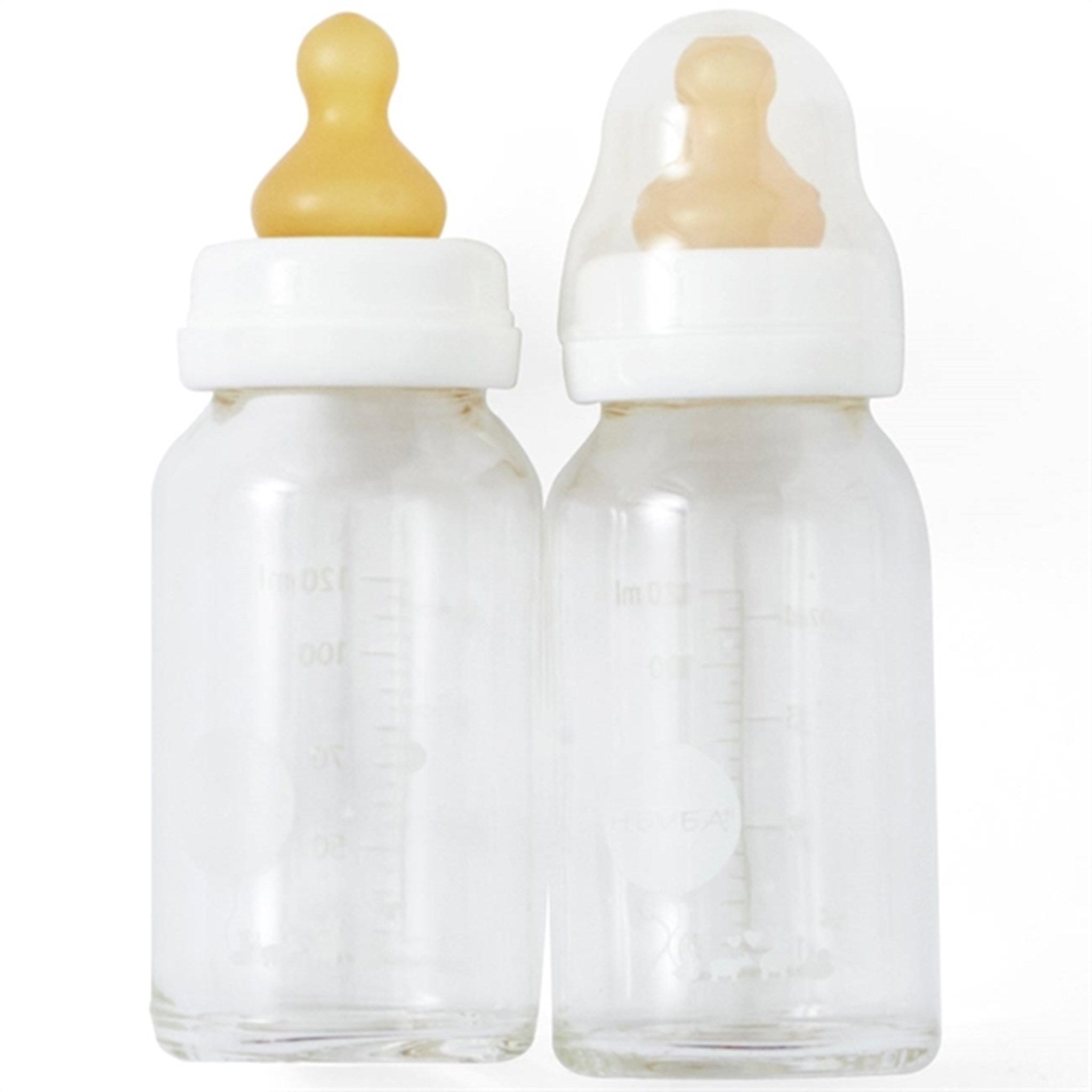 Hevea Baby Glass Bottles 120 ml