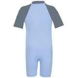 Petit Crabe Breeze/Coal Multi Color Sunsuit with Zipper