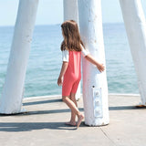 Petit Crabe Nectarine Multicolor Bodysuit