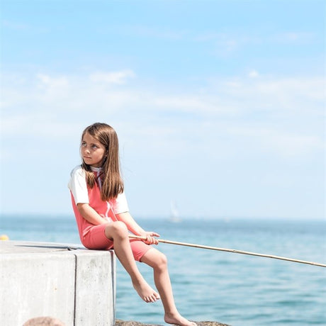 Petit Crabe Nectarine Multicolor Bodysuit