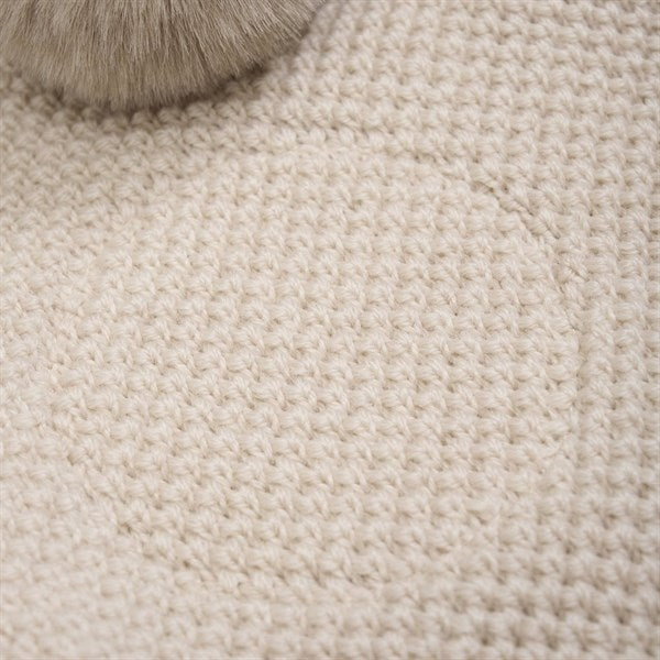 Huttelihut Balaclava Wool Knit Vindstop Almond Peach 2