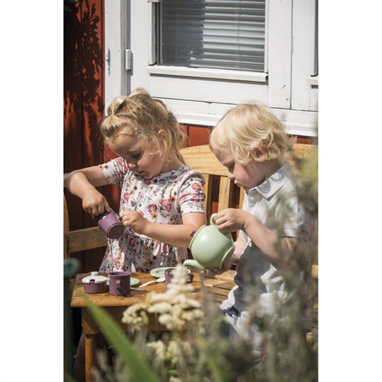 Dantoy Green Garden Tea Set