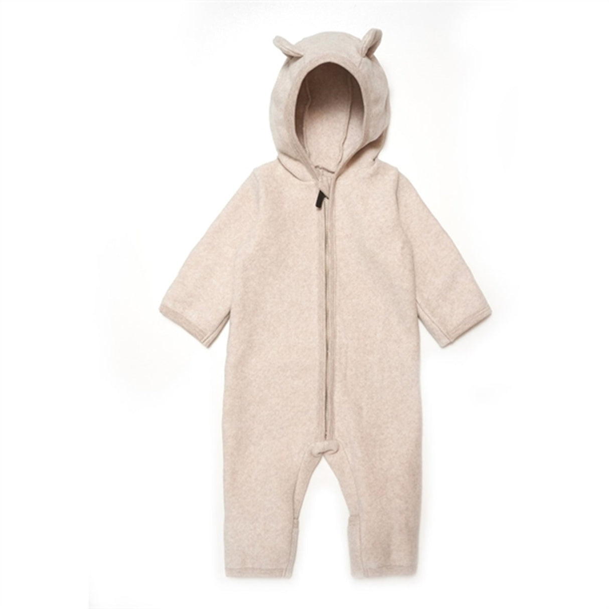 Huttelihut Pram Suit Ears Cotton Fleece Mushi Cot Fleece Camel