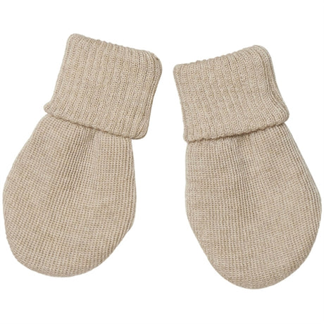 Huttelihut Mittens Wool Knit Mitty Sand