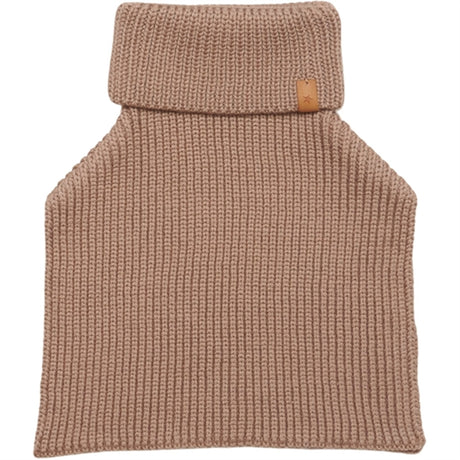 Huttelihut Neck Warmer Solid Wool Knit Ajas Dusty Rose