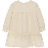 Huttelihut Dress LS m. Organza Party Off-white 3