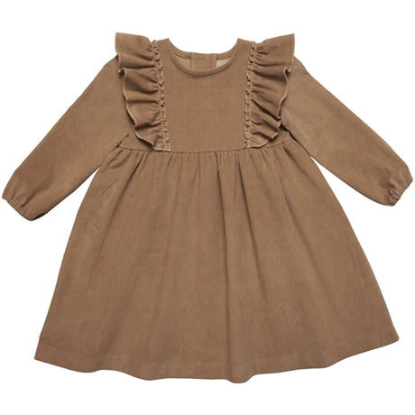 Huttelihut Dress LS Corderoy Sophia Camel