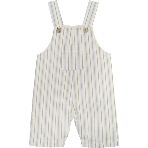 Huttelihut Woven Stripe Silver Sage Onesie w. Lining