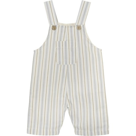 Huttelihut Woven Stripe Silver Sage Onesie w. Lining