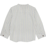 Huttelihut Woven Stripe Silver Sage Shirt 3