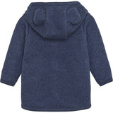 Huttelihut Jacket Ears Cotton Fleece Navy Melange 3