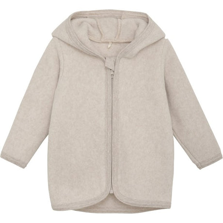 Huttelihut Jacket Ears Cotton Fleece Camel Melange