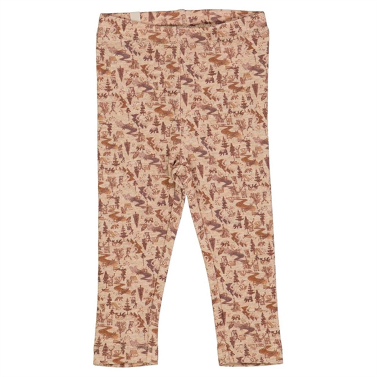 Wheat Wool Khaki Wild Life Leggings