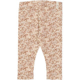 Wheat Pale Lilac Flowers Jersey Leggings 3