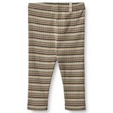 Wheat Multi Stripe Jules Jersey Leggings 3