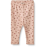 Wheat Pink Sand Flowers Jersey Leggings Jules