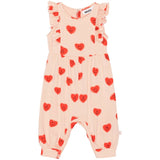 Molo Red Hearts_ Jersey Fallon Short Sleeve Bodysuit