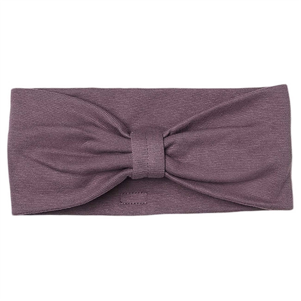 Racing Kids Headband Bow Dusty Purple