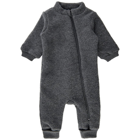 Mikk-Line Wool Suit Anthracite Melange