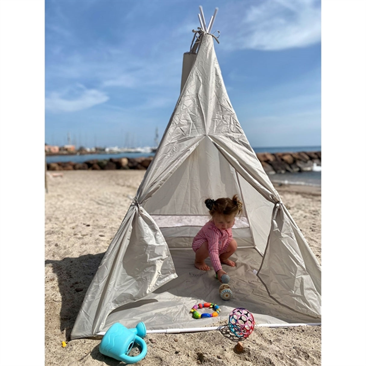 Vanilla COPENHAGEN Tipi Tent UV50+ Oyster Grey