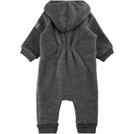 Mikk-Line Wool Suit W. Hood Anthracite Melange 2