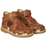 Angulus Starter Sandal W. Velcro Cognac