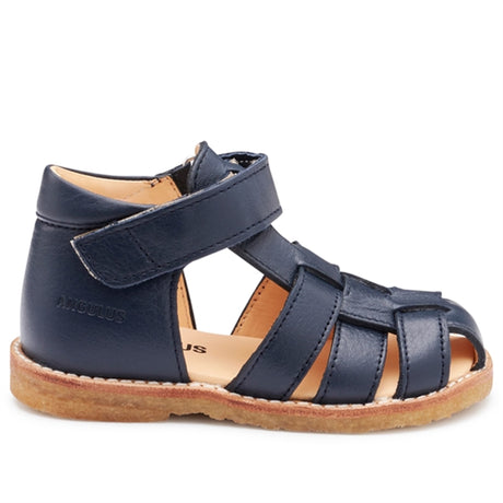 Angulus Starter Sandal W. Velcro Navy 2