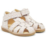 Angulus Starter Sandals Rose Flower Print