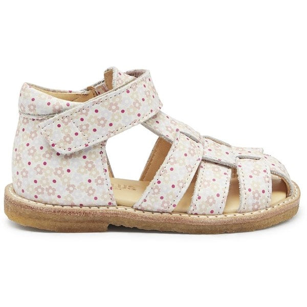 Angulus Starter Sandals Rose Flower Print 2