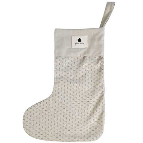 Pine Cone Grandma's Christmas Sock Natura Dot