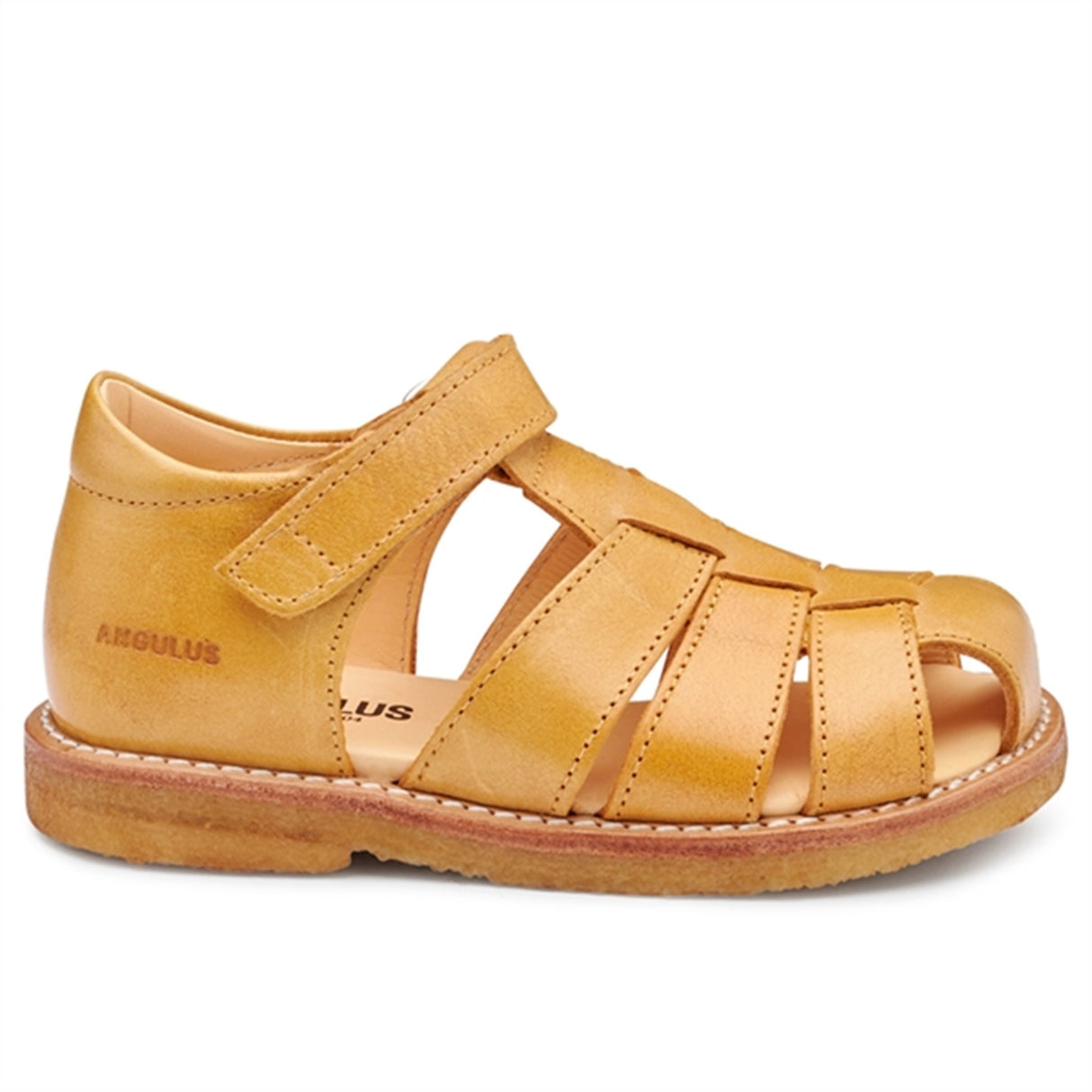 Angulus Sandal W. Velcro Camel 2