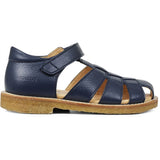 Angulus Sandal W. Velcro Navy 2