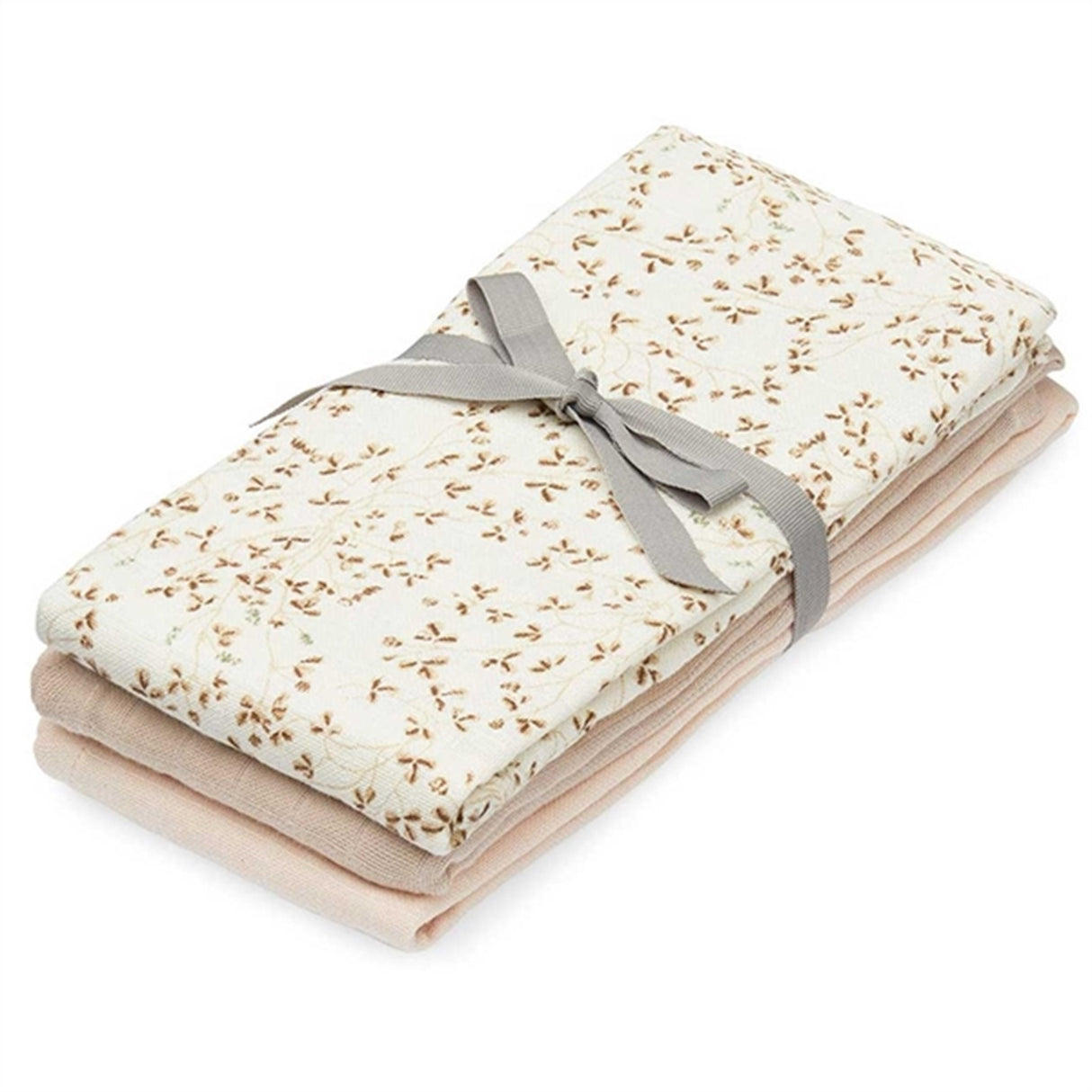 Cam Cam Copenhagen Muslin Washcloth 4-pack GOTS Mix Lierre, Almond Hazel