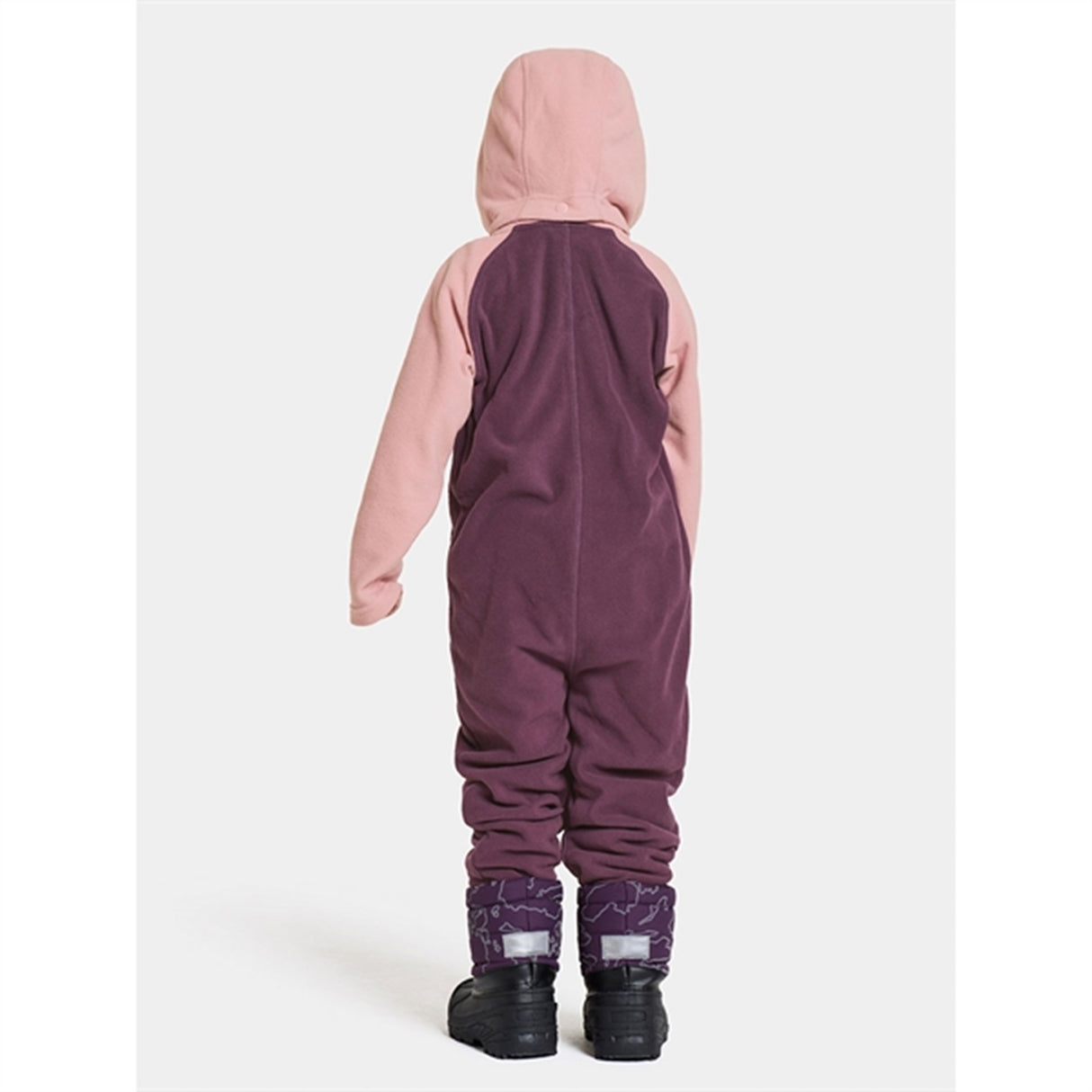 Didriksons Plumb Monte Kids Fleece Onesie 4
