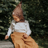 Racing Kids Top Balaclava Bow 2-layer Brown