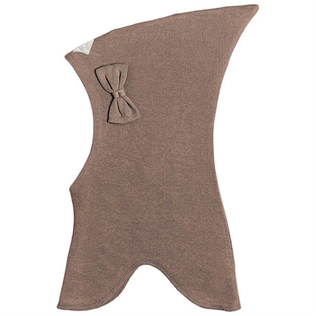 Racing Kids Nisse Balaclava with Bow 2-Layer Rose Brown