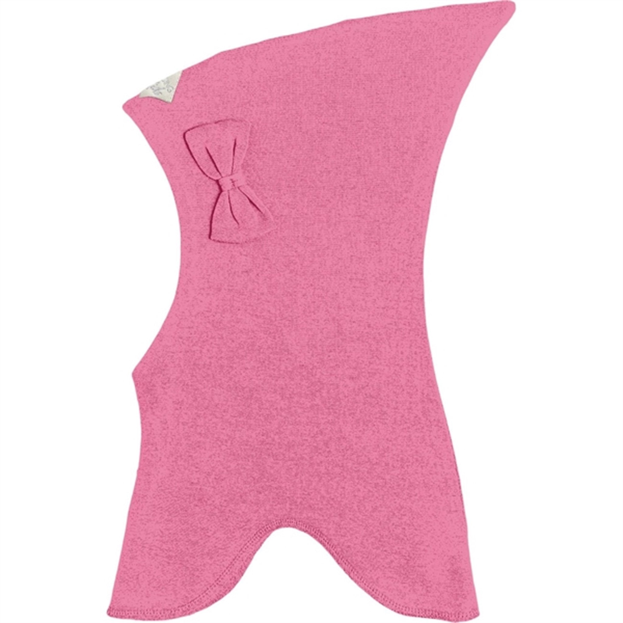 Racing Kids Nisse Balaclava with Bow 2-Layer Pink