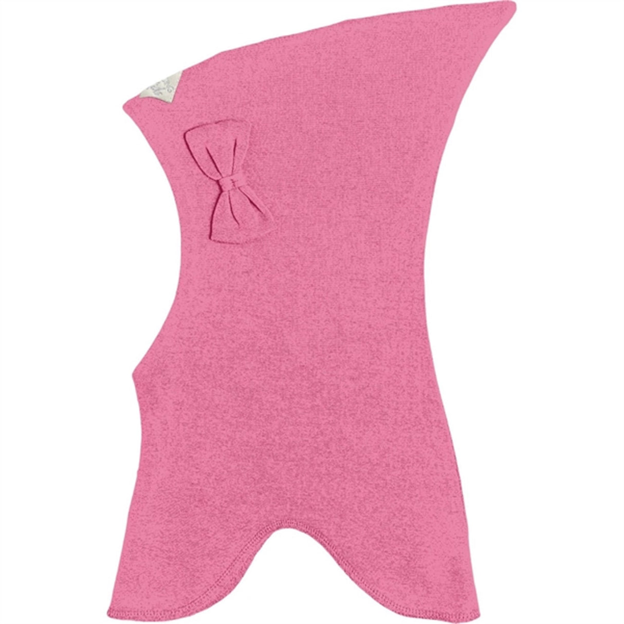 Racing Kids Nisse Balaclava with Bow 2-Layer Pink