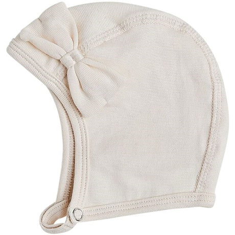 Racing Kids Baby Beanie Bow White Sky