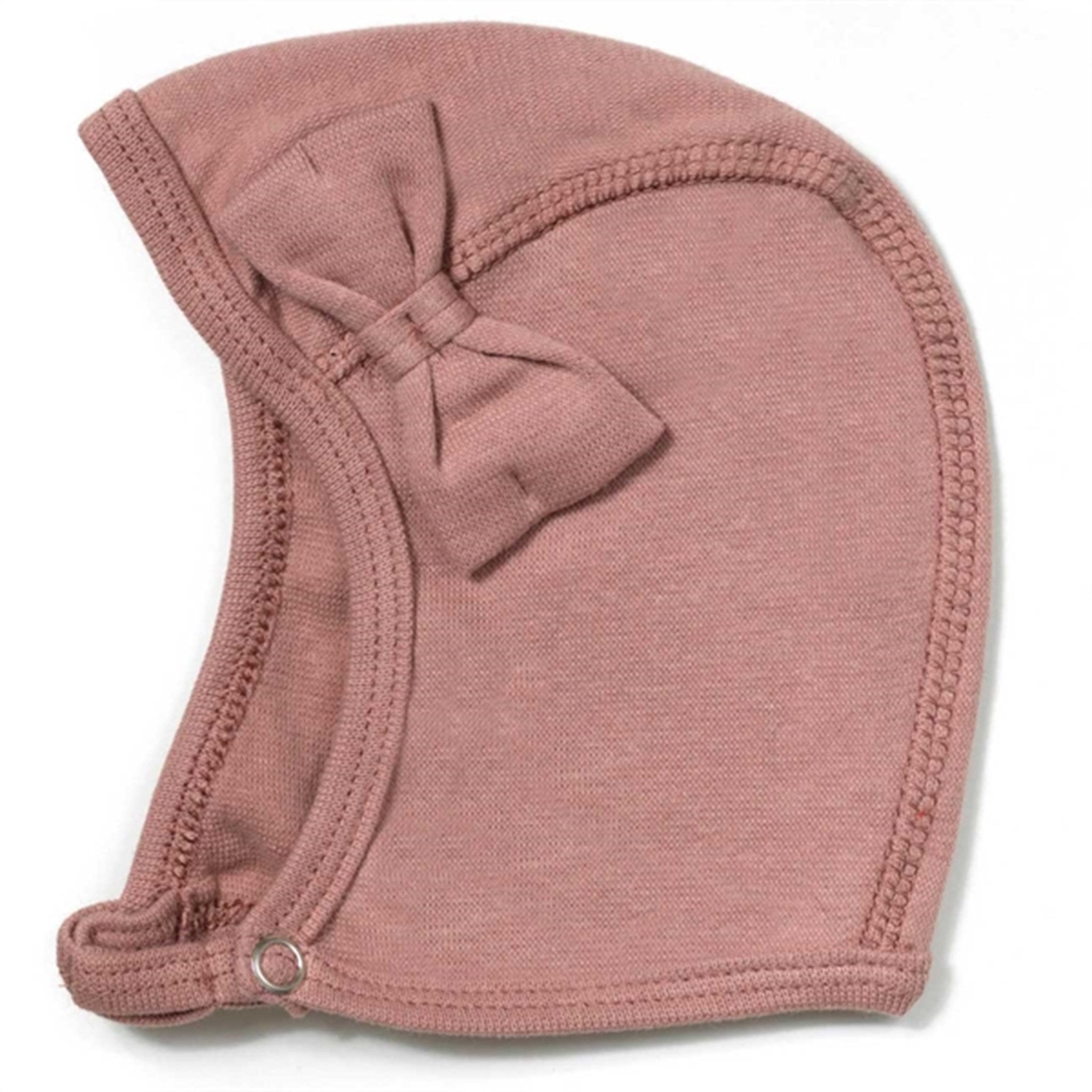 Racing Kids Baby Hat Bow Dusty Rose