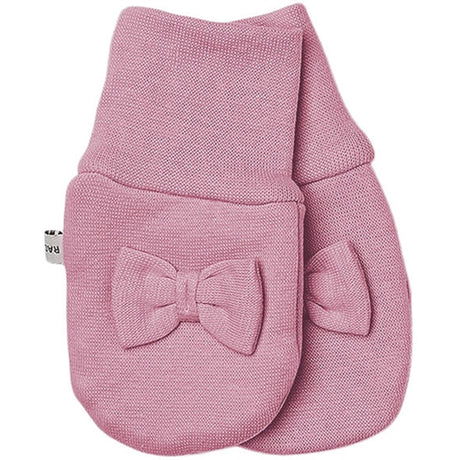 Racing Kids Mittens Baby Bow Old Rose