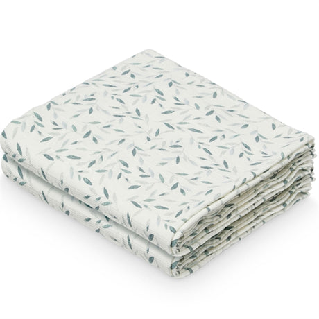 Cam Cam Copenhagen Muslin Clothes 2-pack Green Leaves