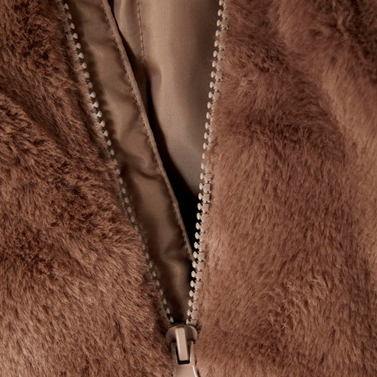 Name it Jacket Marry Faux Fur Chocolate Chip