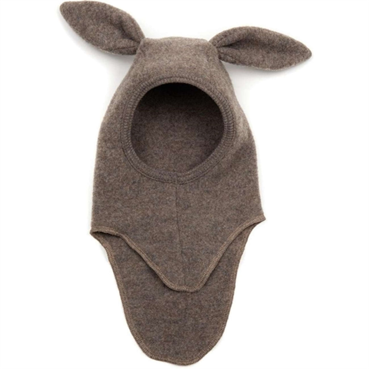 Huttelihut Wool BunBun Balaclava Hat Marmo Brown