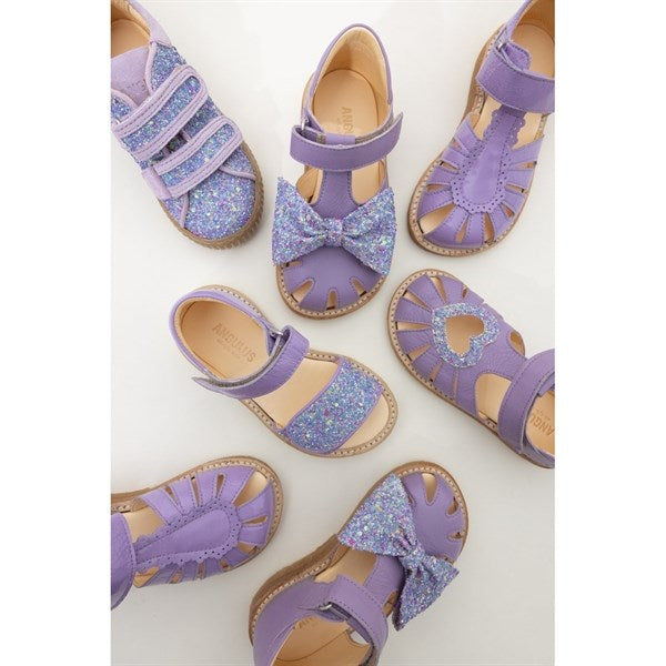 Angulus Sandals Lilac/Confetti Glitter 4